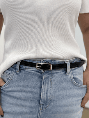 Cinturón Cuero Negro