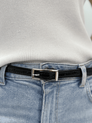 Cinturón Cuero Negro