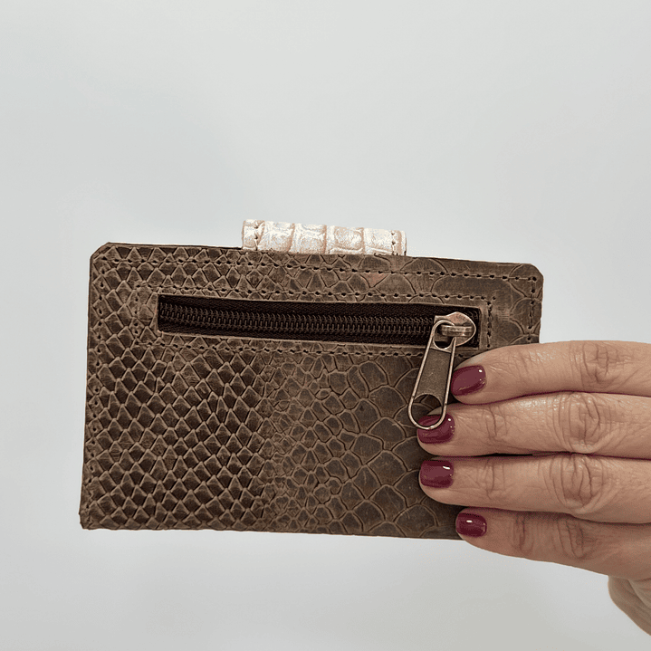 Billetera Cuero Moka 2