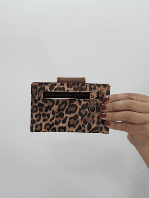 Billetera Cuero Animal Print 