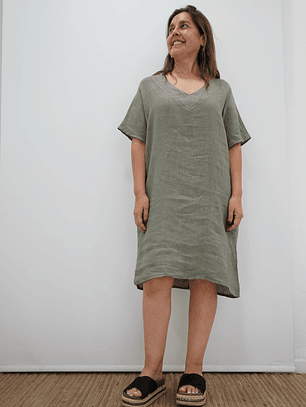 Vestido Josefa Verde