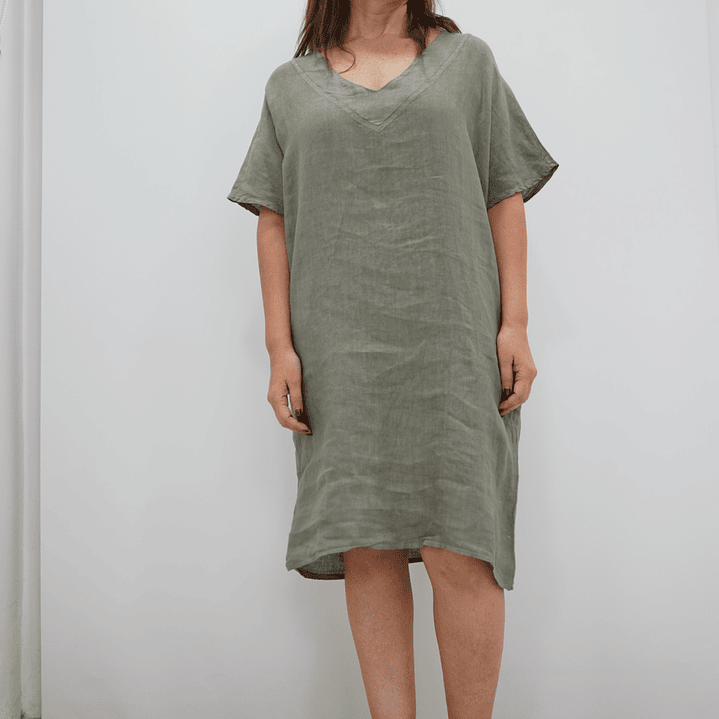 Vestido Josefa Verde 2