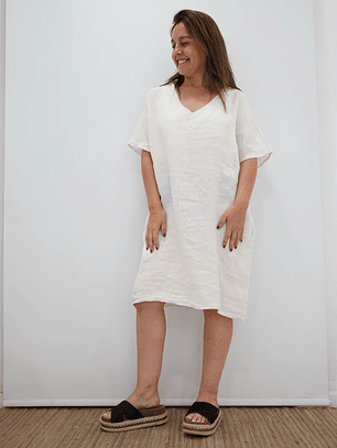 Vestido Josefa Mantequilla 