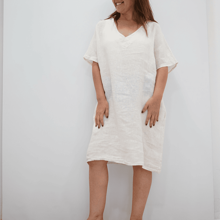 Vestido Josefa Mantequilla  1