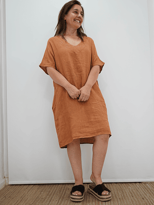 Vestido Josefa Ladrillo