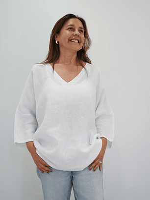 Blusa Camelia Blanca
