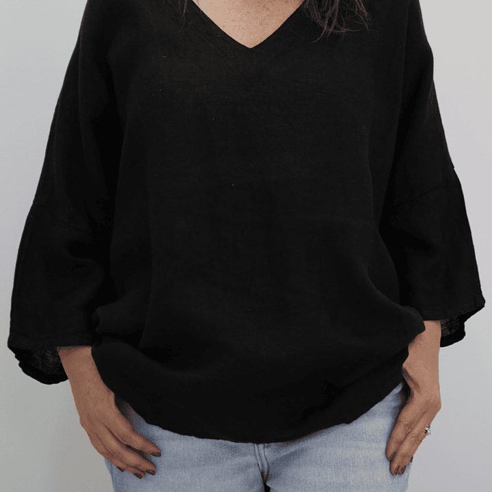 Blusa Camelia Negra 2