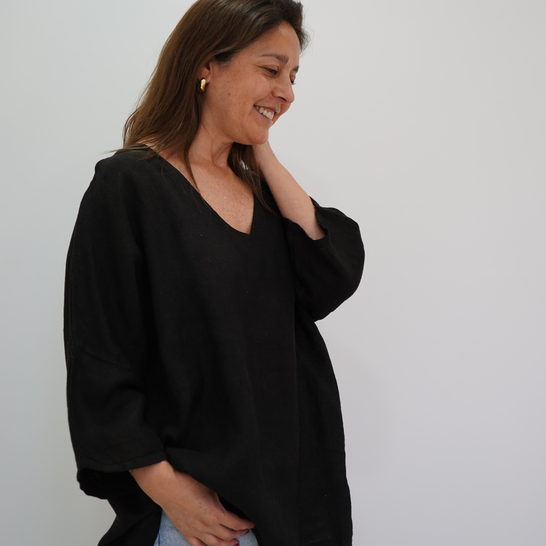 Blusa Camelia Negra 1