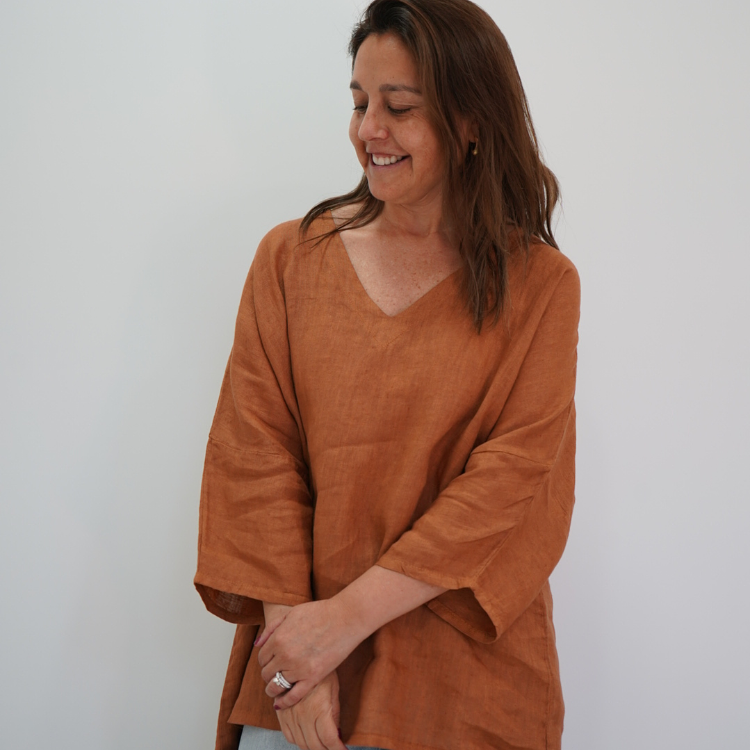 Blusa Camelia Ladrillo 3