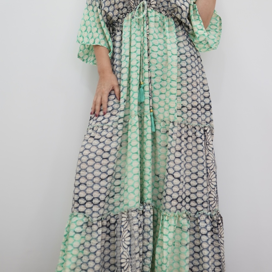 Vestido Flora Verde 2