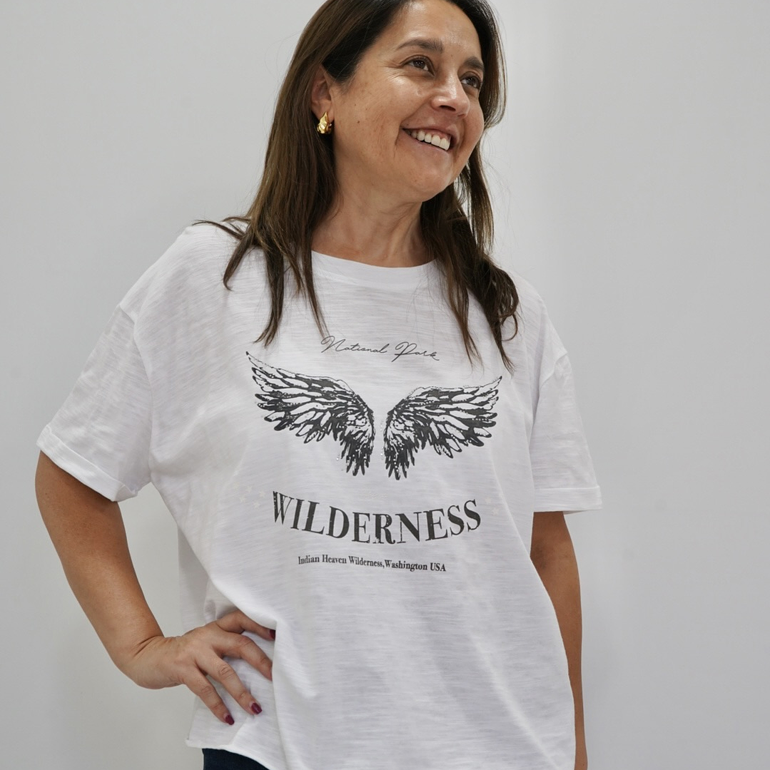 Polera Blu Blanca  1