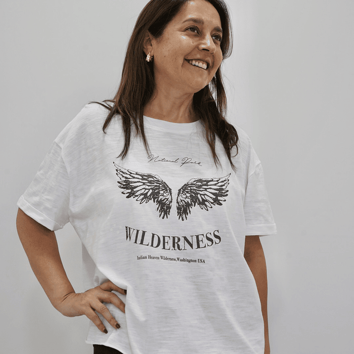 Polera Blu Blanca  1