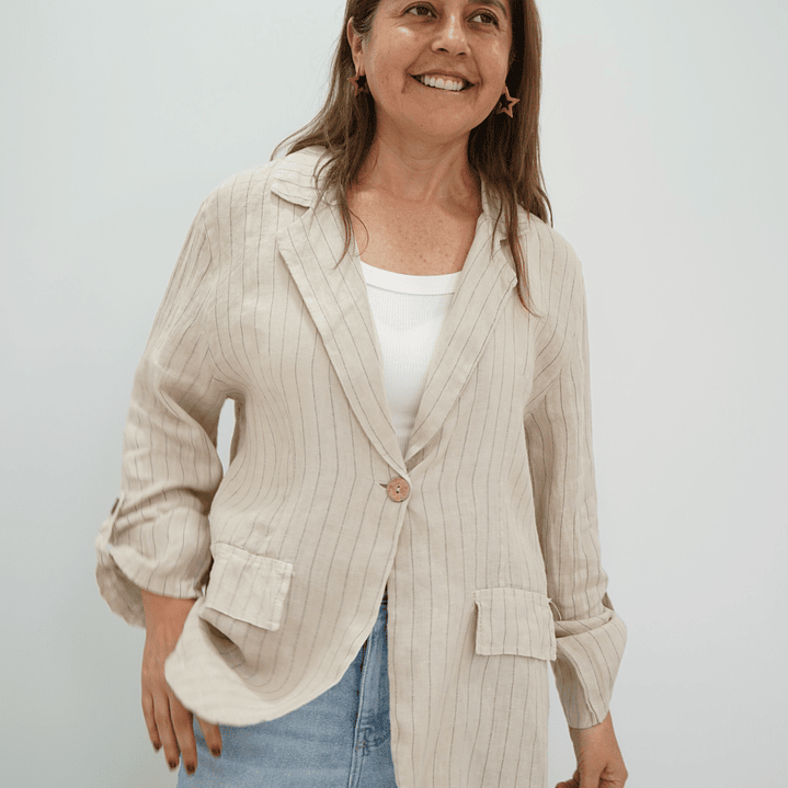 Blazer Pepa Beige 3