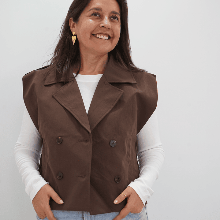 Chaqueta Lorenza Moka 1