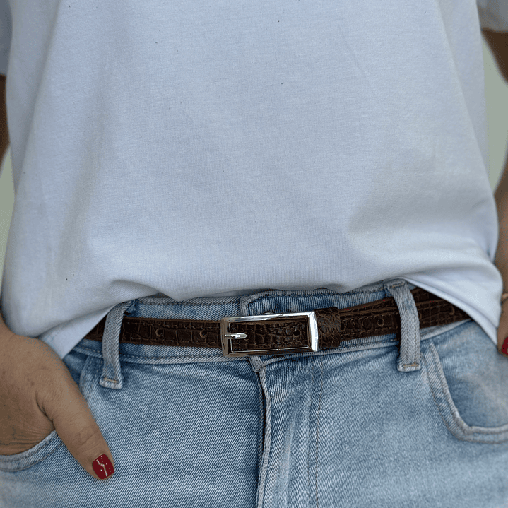 Cinturón Cuero Moka 1