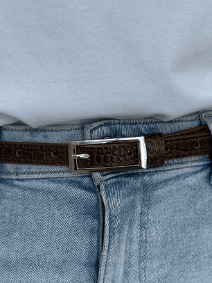 Cinturón Cuero Moka