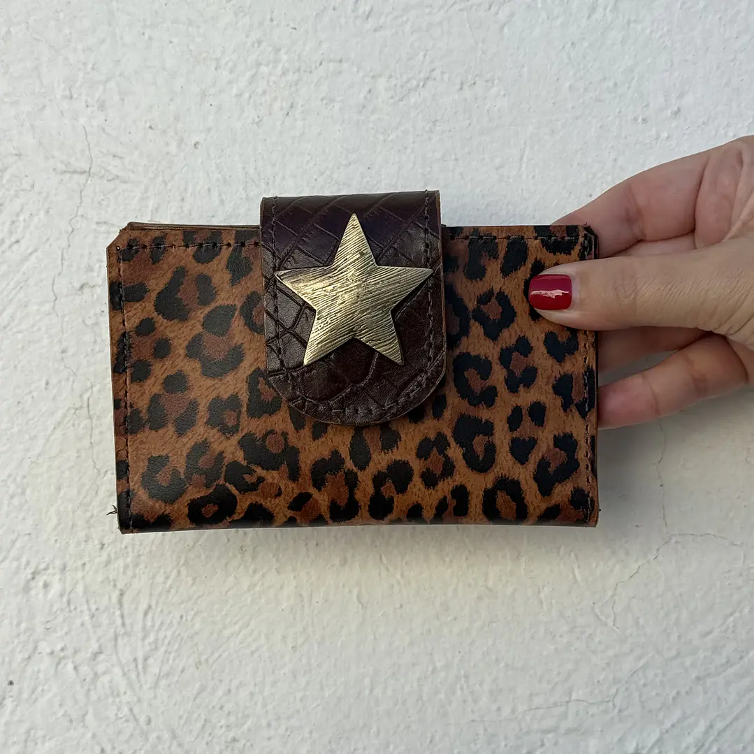Billetera Cuero Animal Print  1