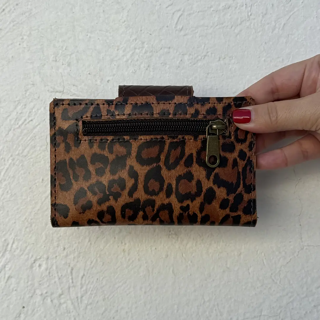 Billetera Cuero Animal Print  2