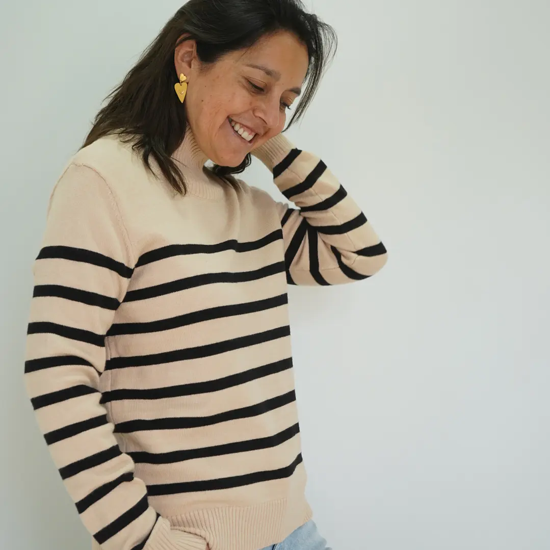 Sweater Violeta Beige 1
