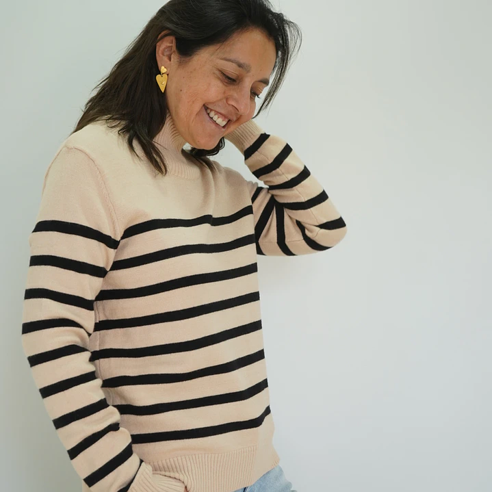 Sweater Violeta Beige 1