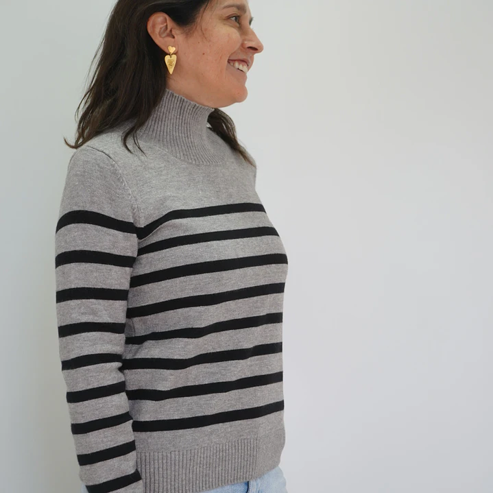 Sweater Violeta Gris 1