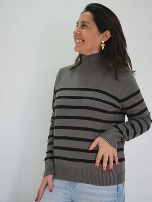 Sweater Violeta Verde