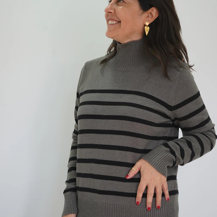 Sweater Violeta Verde 2