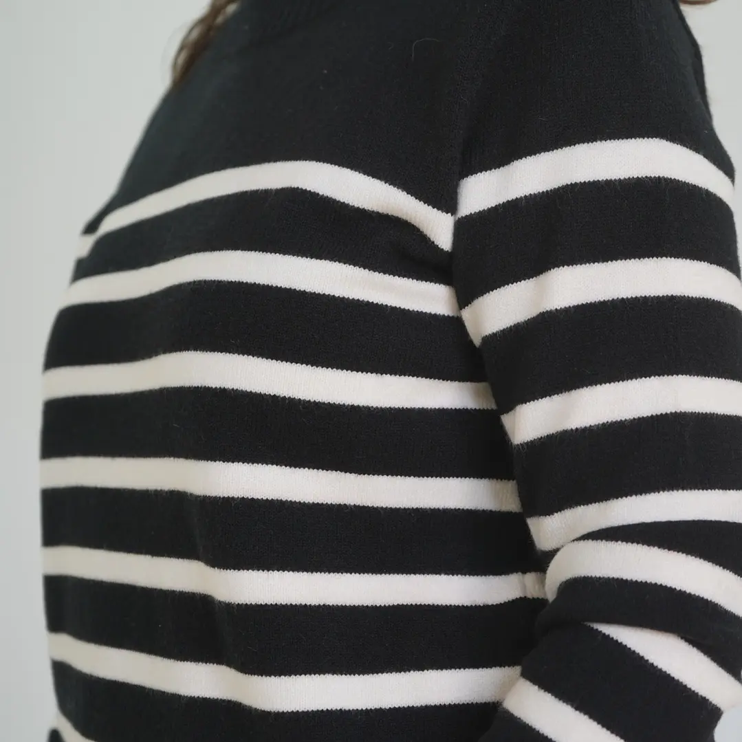 Sweater Violeta Negro 2