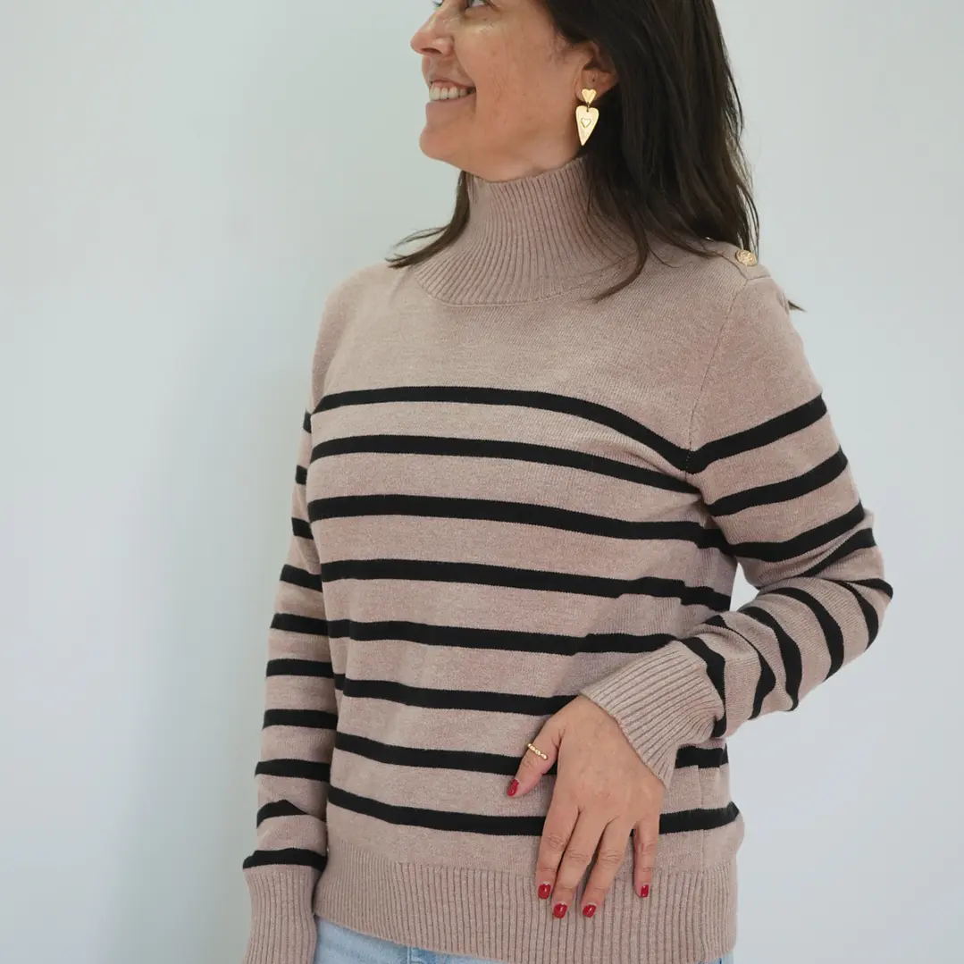 Sweater Violeta Taupe 3