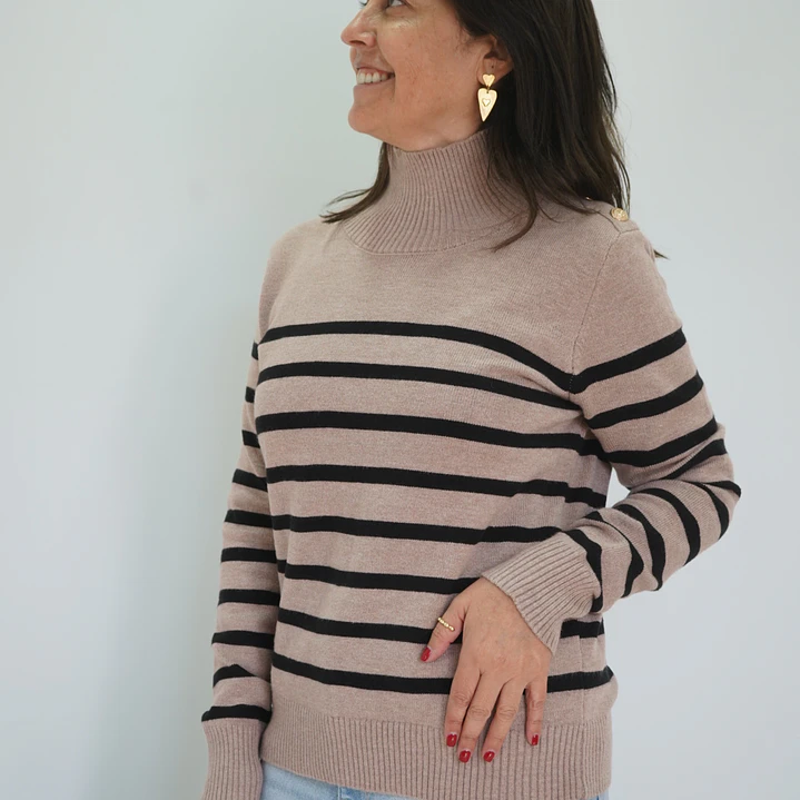 Sweater Violeta Taupe 3