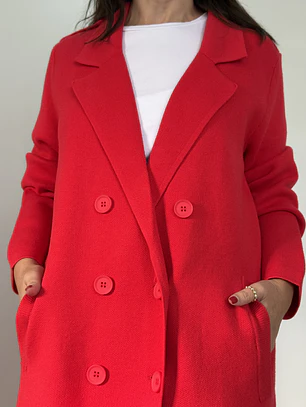 Abrigo Valeria Rojo