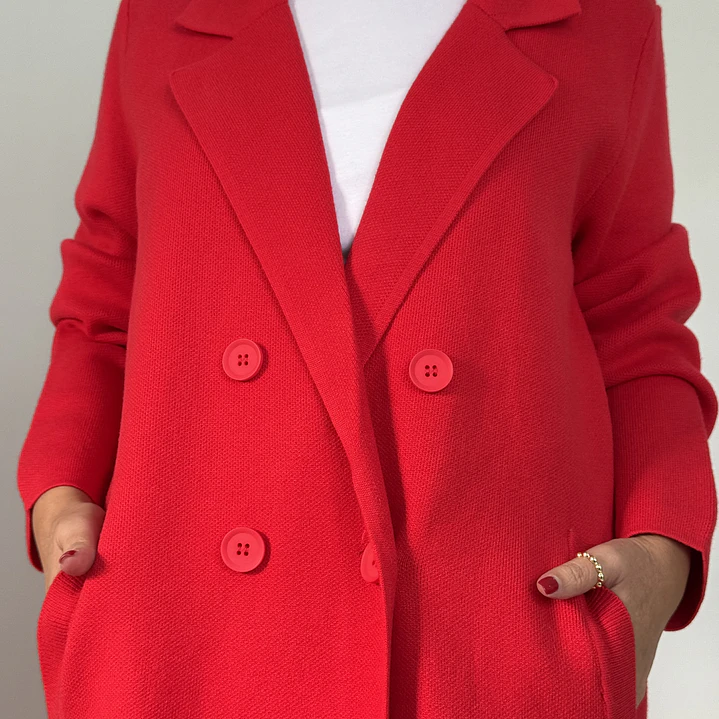 Abrigo Valeria Rojo 2