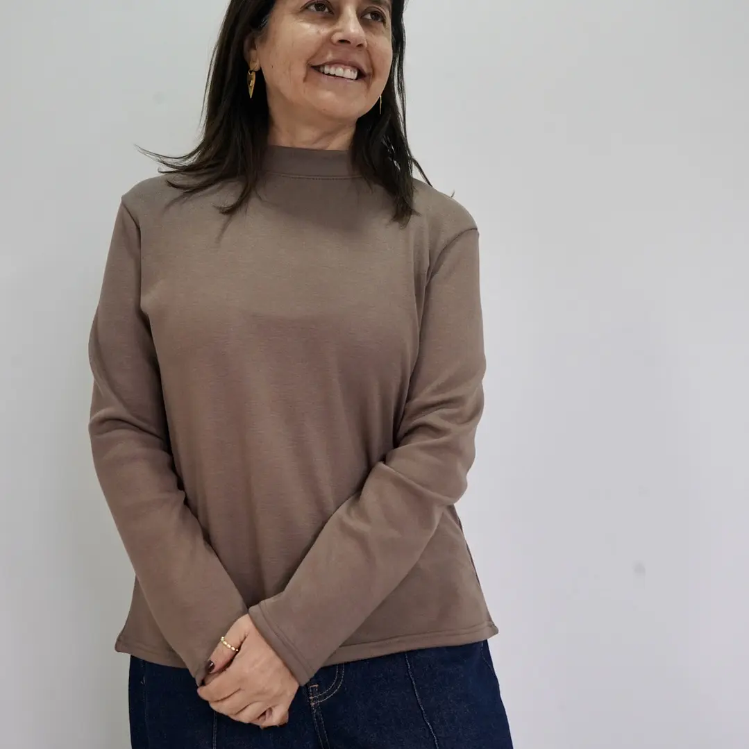 Polera Delfina Taupe 1