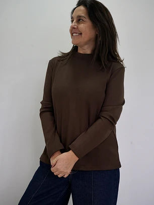 Polera Delfina Moka