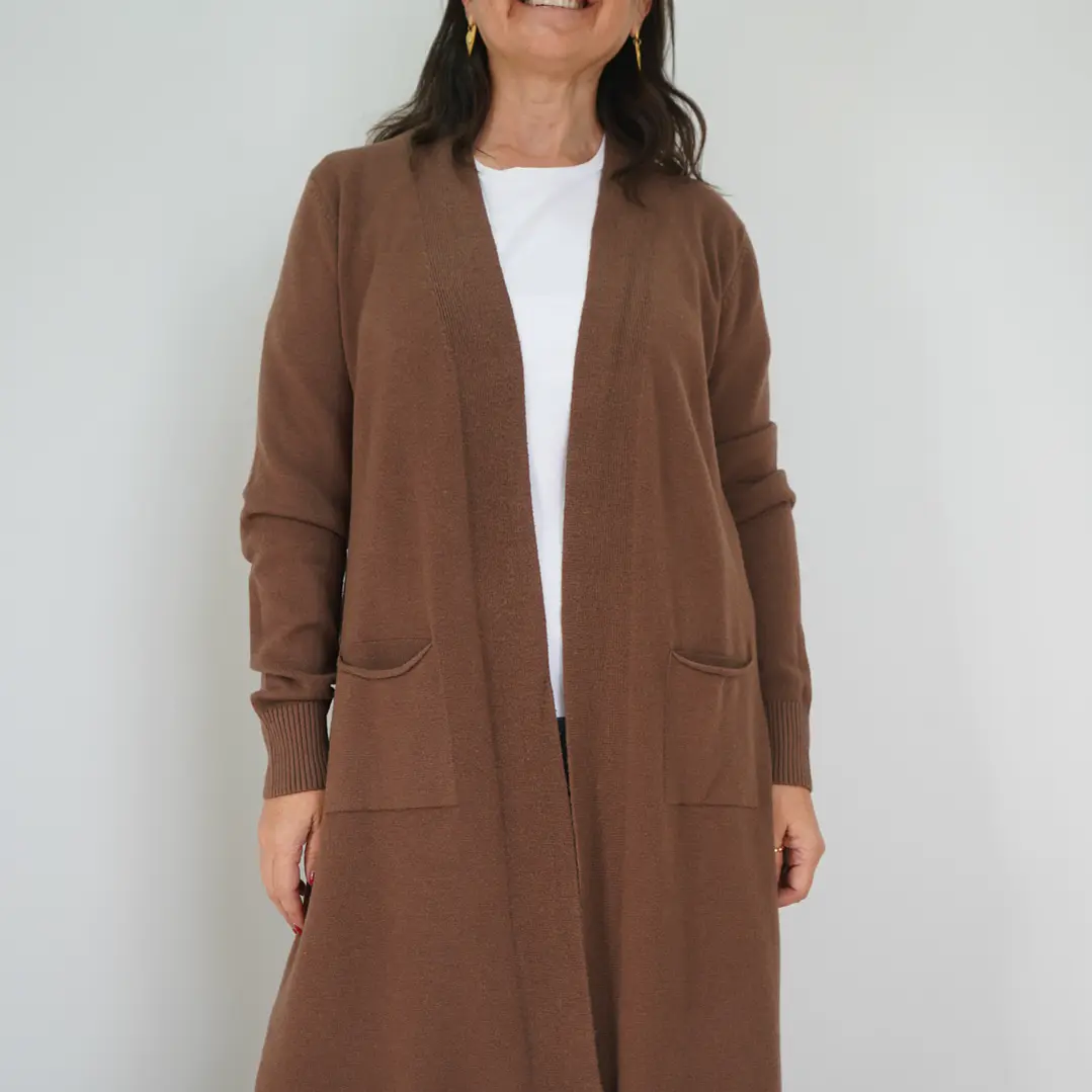 Cardigan Matilda Chocolate 3