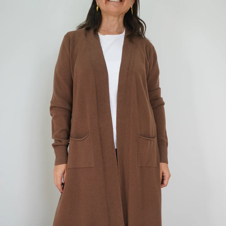 Cardigan Matilda Chocolate 3