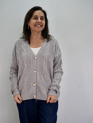 Chaleco Belén Gris