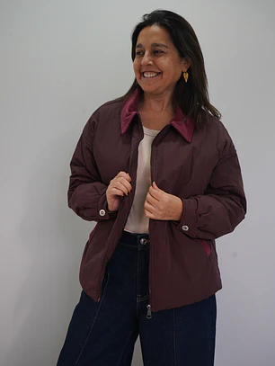 Chaqueta Loreto Burdeo