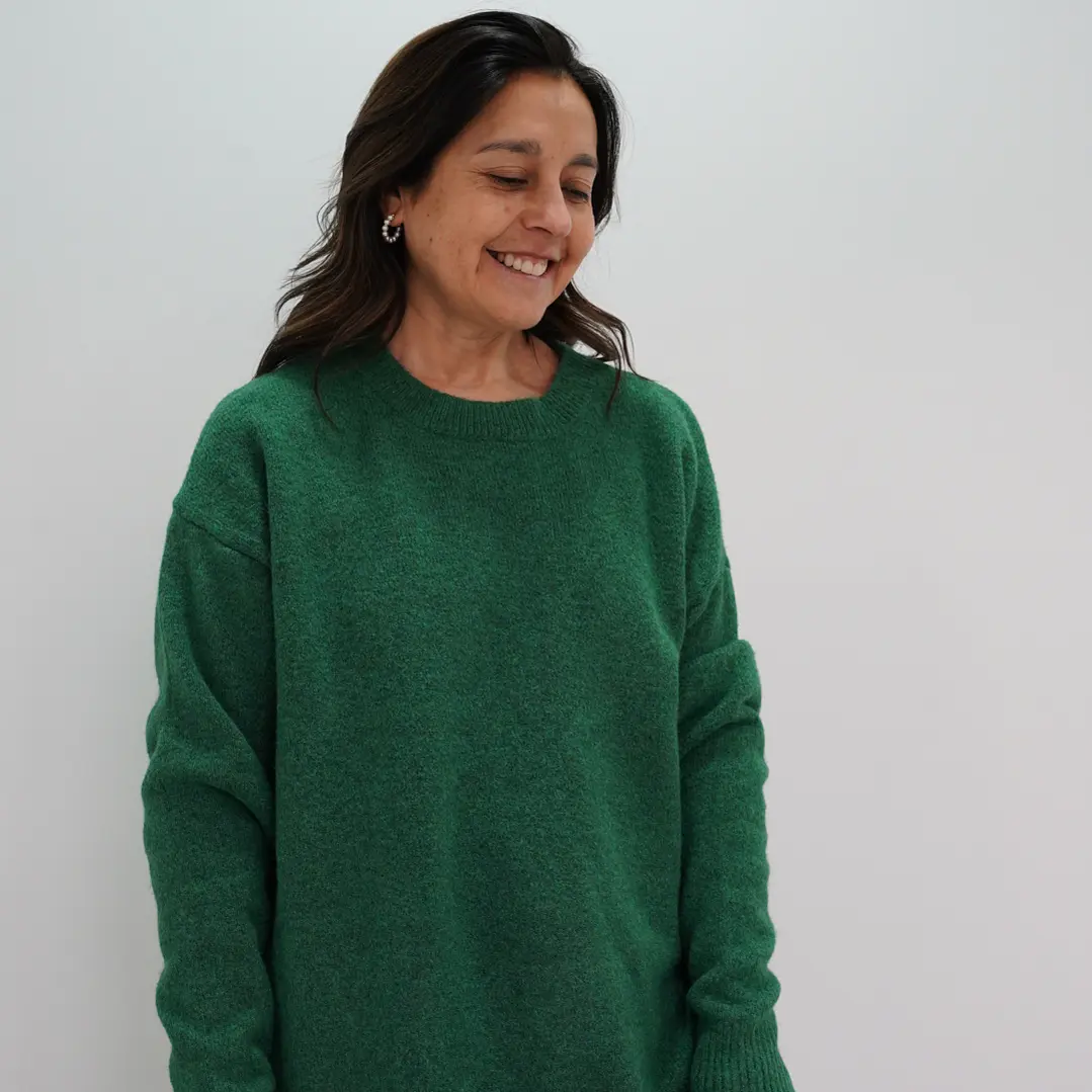 Sweater Blanca Verde 1