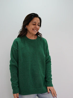 Sweater Blanca Verde