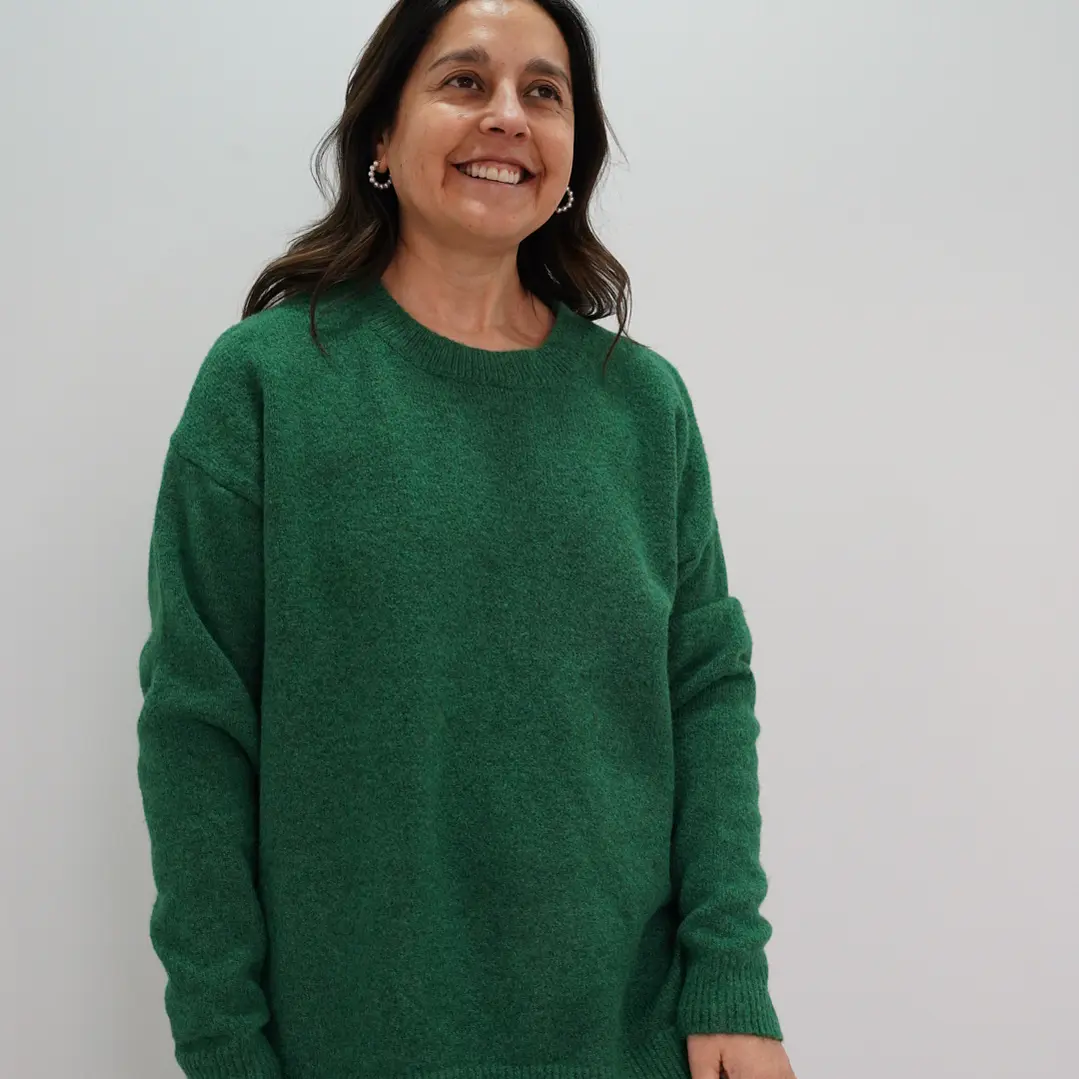 Sweater Blanca Verde 2