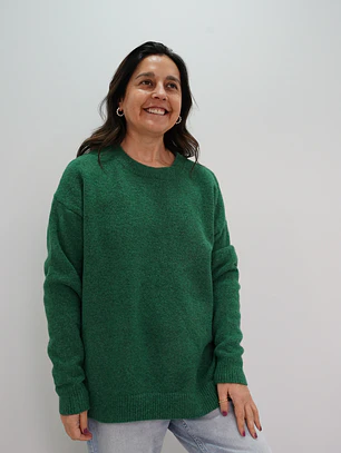 Sweater Blanca Verde