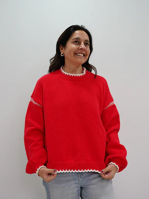 Sweater Dominga Rojo