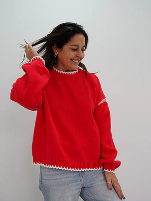 Sweater Dominga Rojo