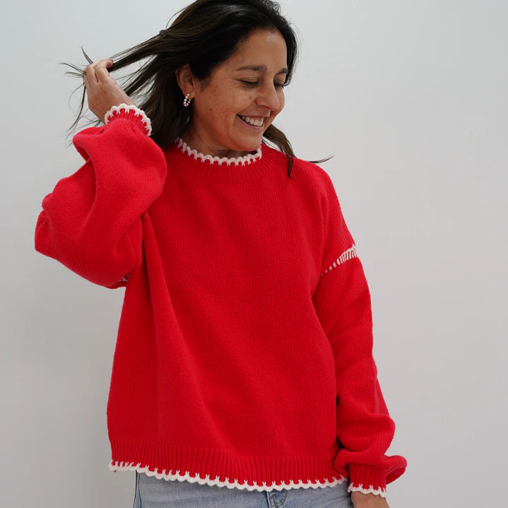 Sweater Dominga Rojo 2