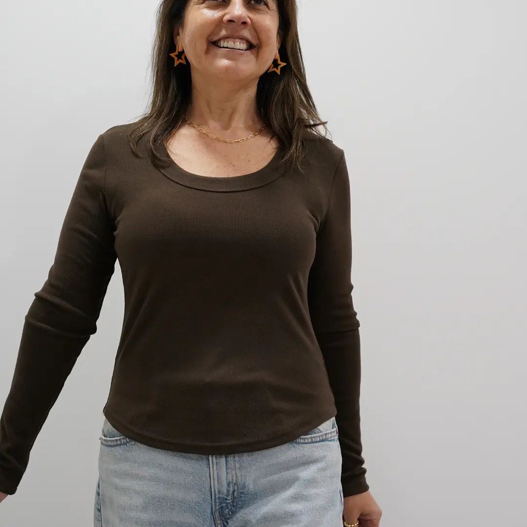 Polera Isidora Chocolate  1