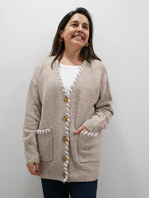 Cardigan Felisa Taupe