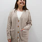 Cardigan Felisa Taupe - Miniatura 1