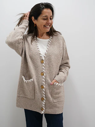 Cardigan Felisa Taupe