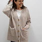 Cardigan Felisa Taupe - Miniatura 2